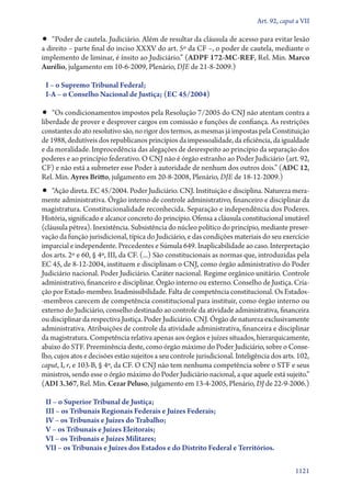 A constituição e o supremo