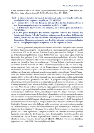 A constituição e o supremo