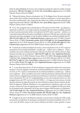 A constituição e o supremo