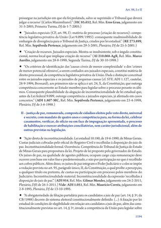 A constituição e o supremo