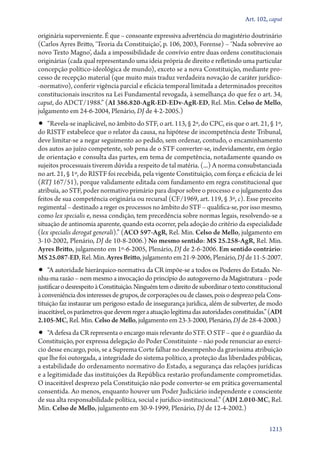 A constituição e o supremo