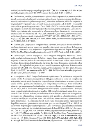 A constituição e o supremo