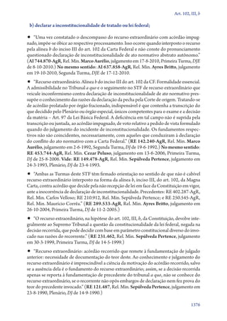 A constituição e o supremo