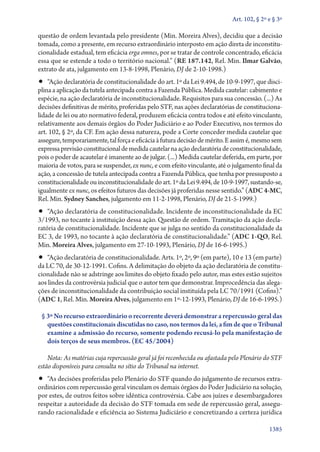 A constituição e o supremo