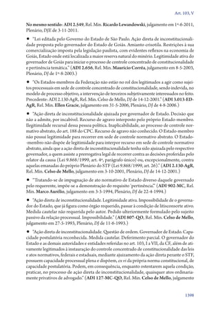 A constituição e o supremo