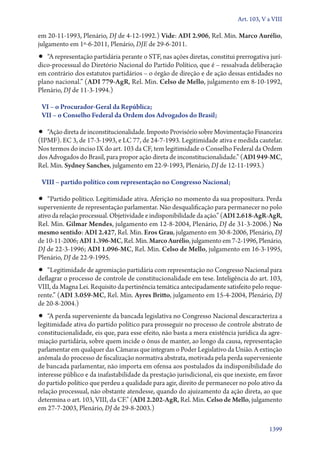 A constituição e o supremo