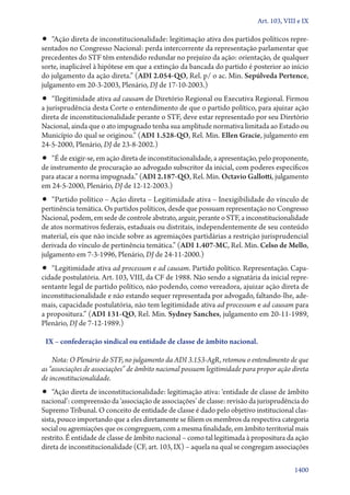 A constituição e o supremo