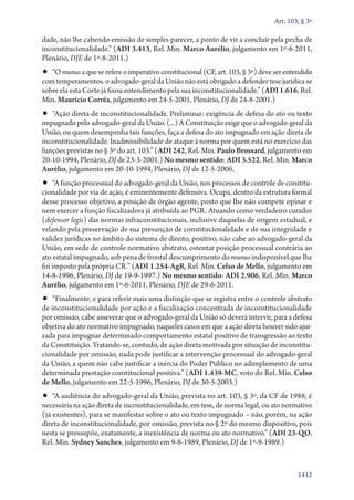 A constituição e o supremo