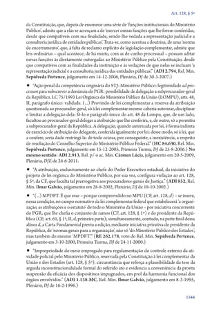 A constituição e o supremo