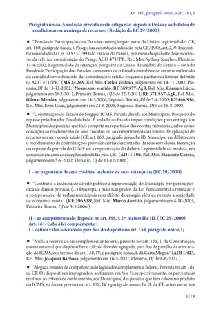 A constituição e o supremo