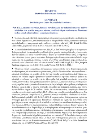 A constituição e o supremo