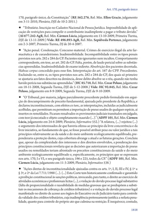 A constituição e o supremo