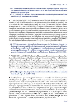 A constituição e o supremo