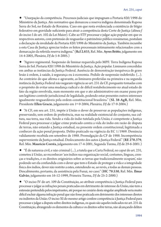 A constituição e o supremo