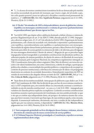 A constituição e o supremo