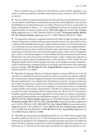 A constituição e o supremo
