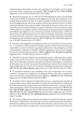 A constituição e o supremo