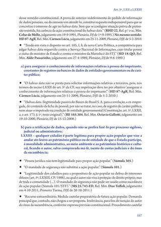 A constituição e o supremo