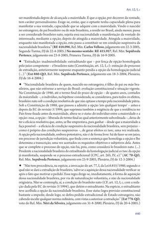 A constituição e o supremo