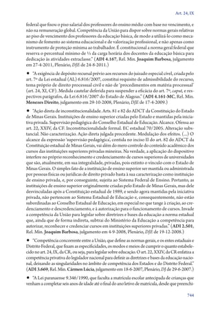 A constituição e o supremo