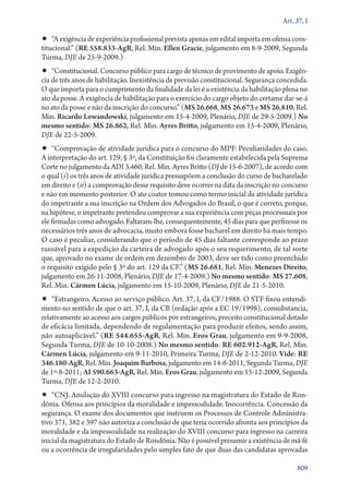 A constituição e o supremo