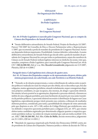 A constituição e o supremo