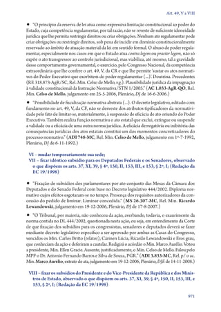 A constituição e o supremo