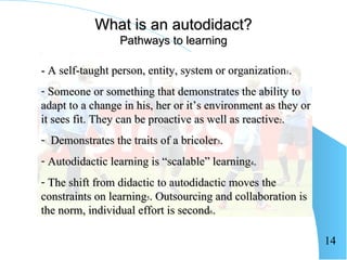 A constraints led autodidactic model for soccer | PPT