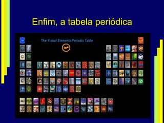 Enfim, a tabela periódica 