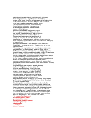 A contact center manager