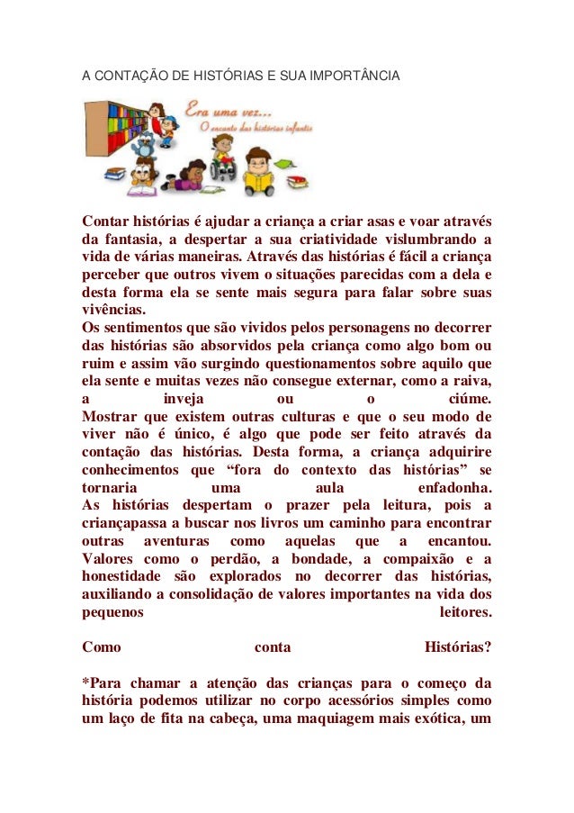 Curso de contacao de historia