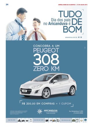 24 JORNAL BOM DIA ACONTECE - 31 DE JULHO 2015
 