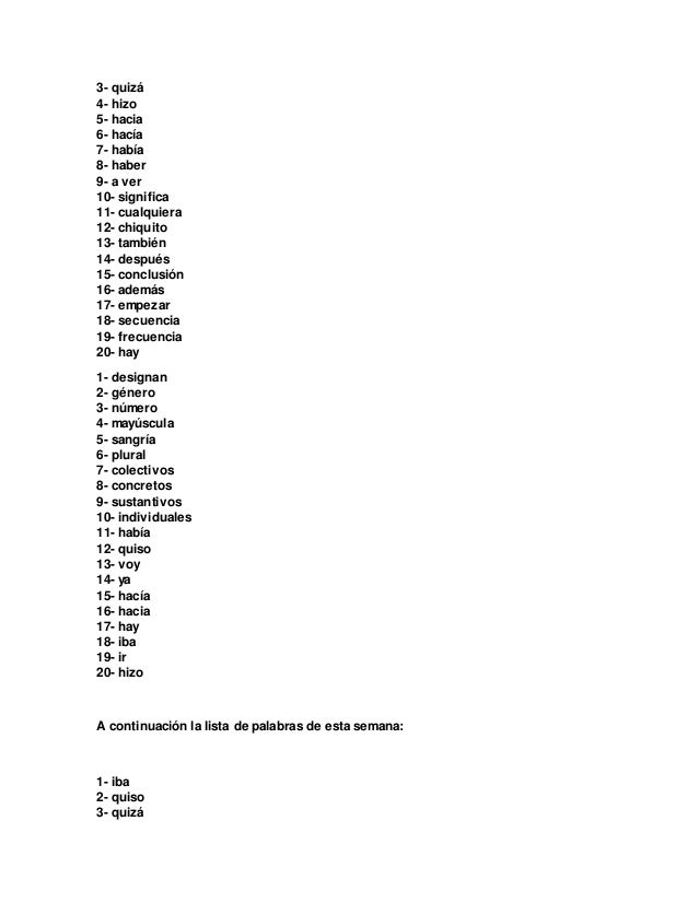 Para dictado - Ortografia Nivel primaria. Para dictado - Ortografia Nivel primaria.