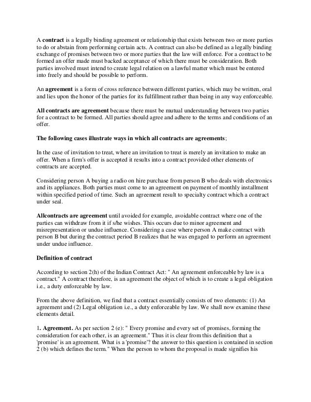 Free Legally Binding Agreement Template