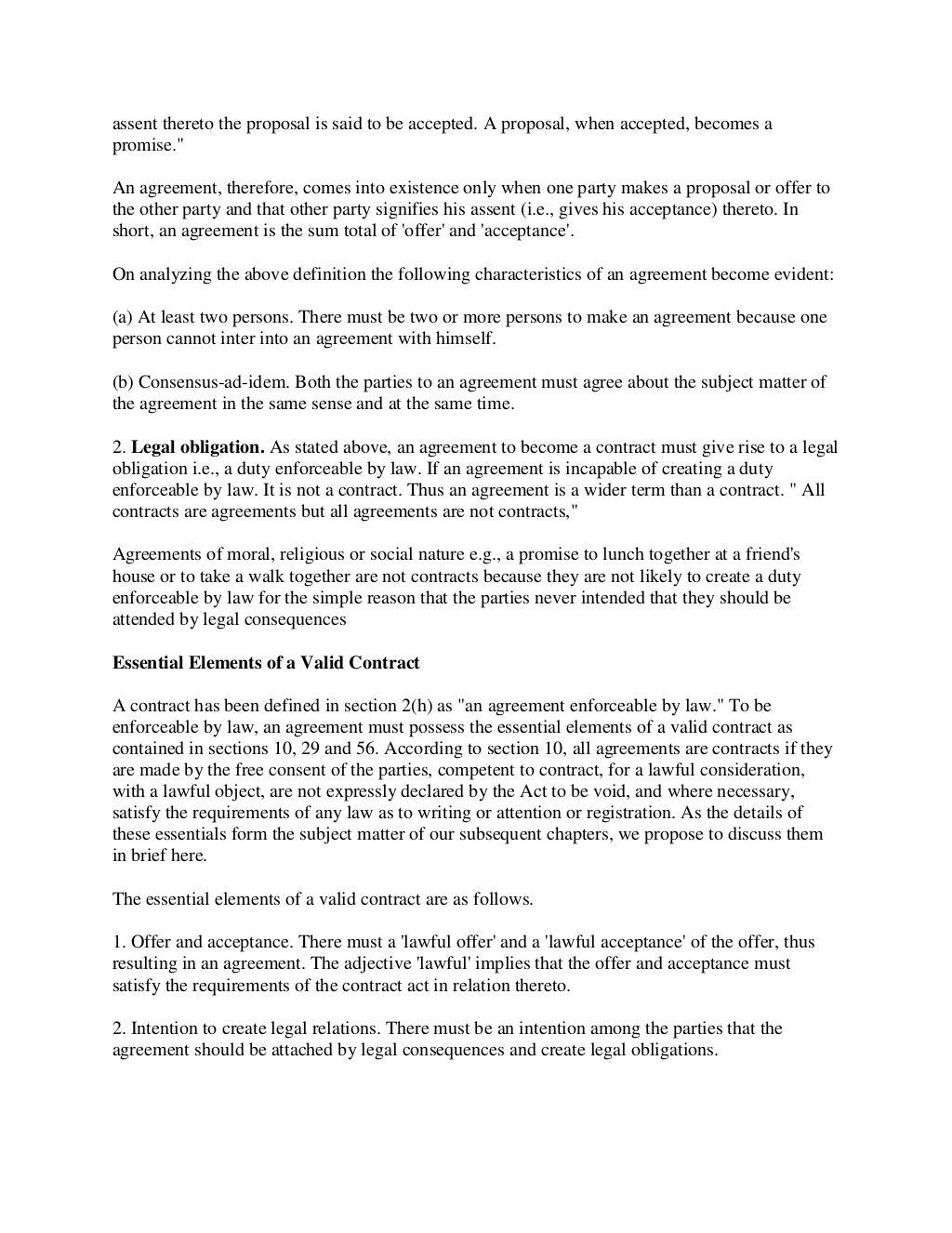 A contract is a legally binding agreement or relationship that exists…