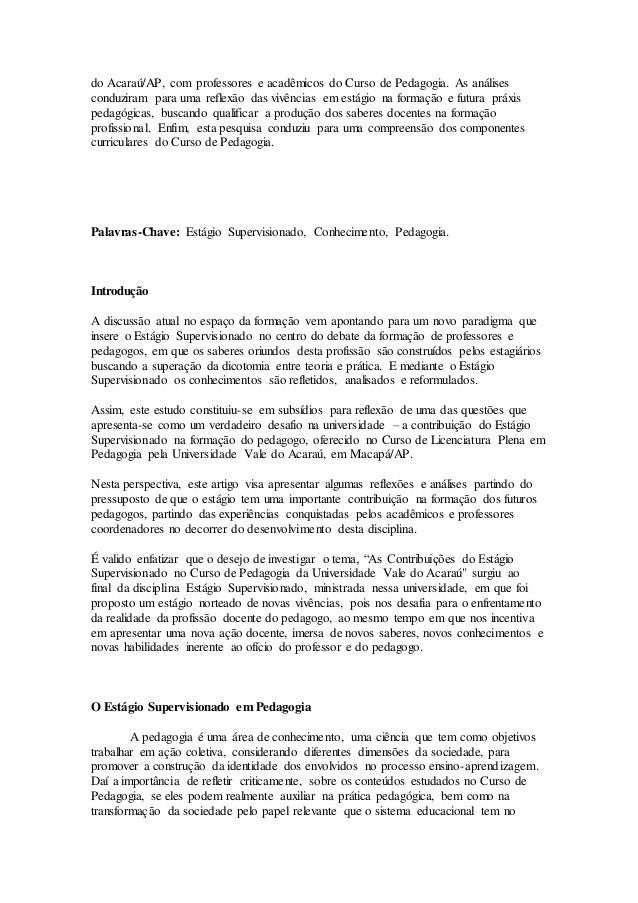 Diretrizes para o curso de pedagogia