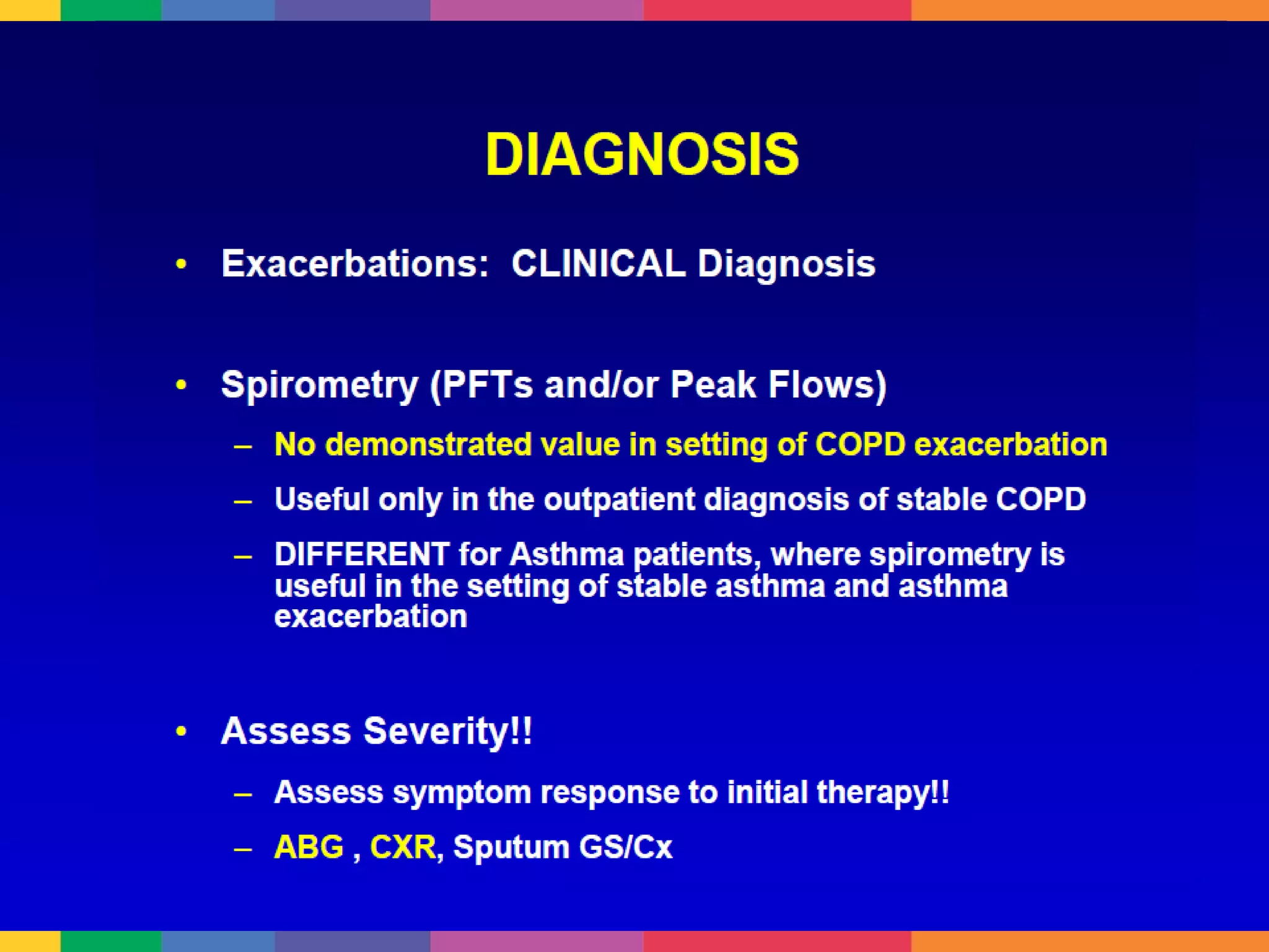 Management of Acute Exacerbztions of COPD at home | PPT