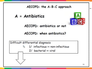 Management of Acute Exacerbztions of COPD at home | PPT