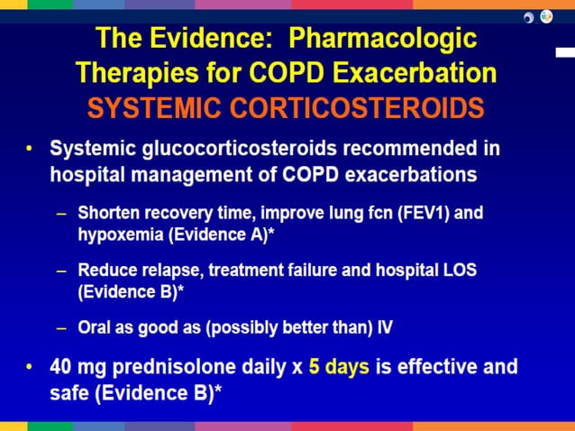 Management of Acute Exacerbztions of COPD at home | PPT