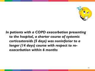 Management of Acute Exacerbztions of COPD at home | PPT