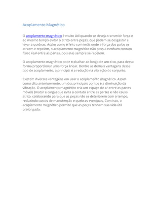 Acoplamento Magnético PDF Download Gratuito
