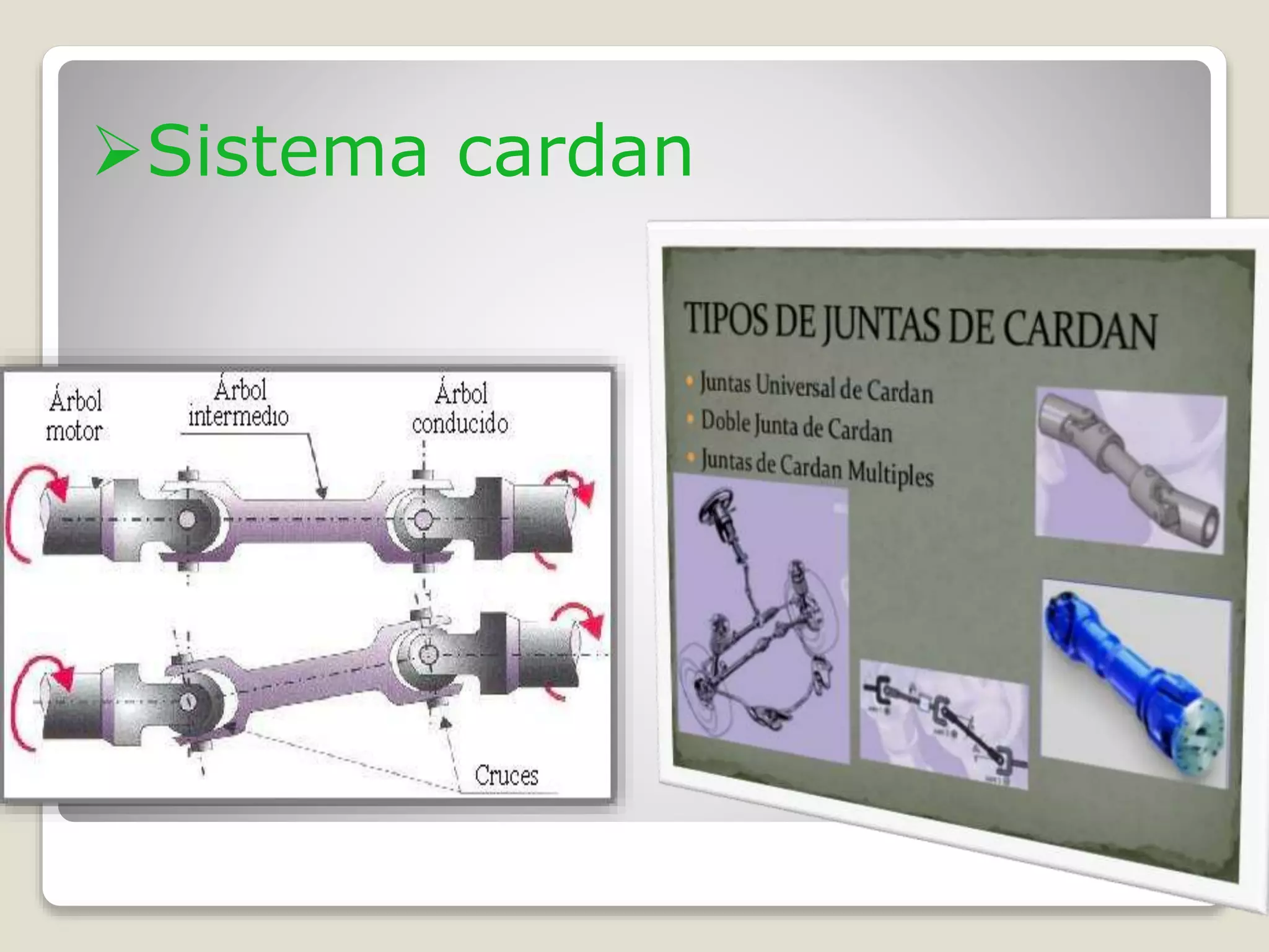 Sistema cardan
 