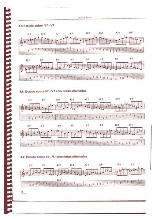 Acordes arpejos e Escalas Nelson Faria | PDF
