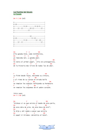 Acordes de Las Pastillas del Abuelo [LPDA] (PDF)