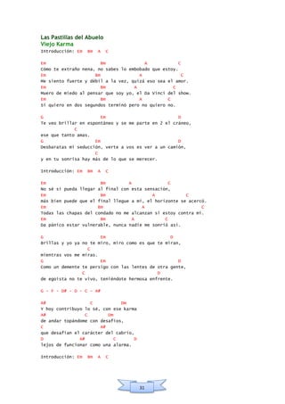 Acordes de Las Pastillas del Abuelo [LPDA] (PDF)