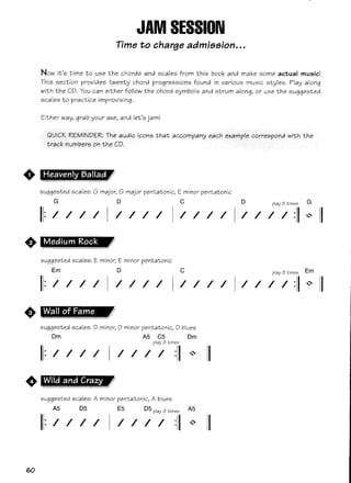 Acordes e escalas para guitarra