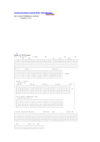 Acordes para guitarra PDF