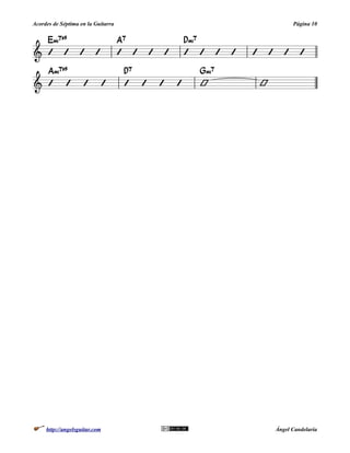 Acordes de Séptima en la Guitarra | PDF