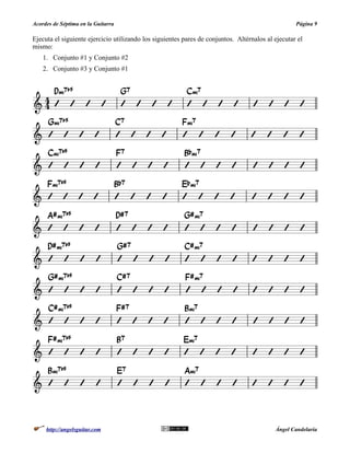 Acordes de Séptima en la Guitarra | PDF