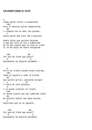 Acordes variados